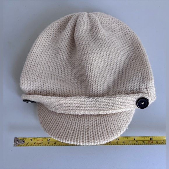 Ambler Cream Wool Cap - Picture 7 of 8